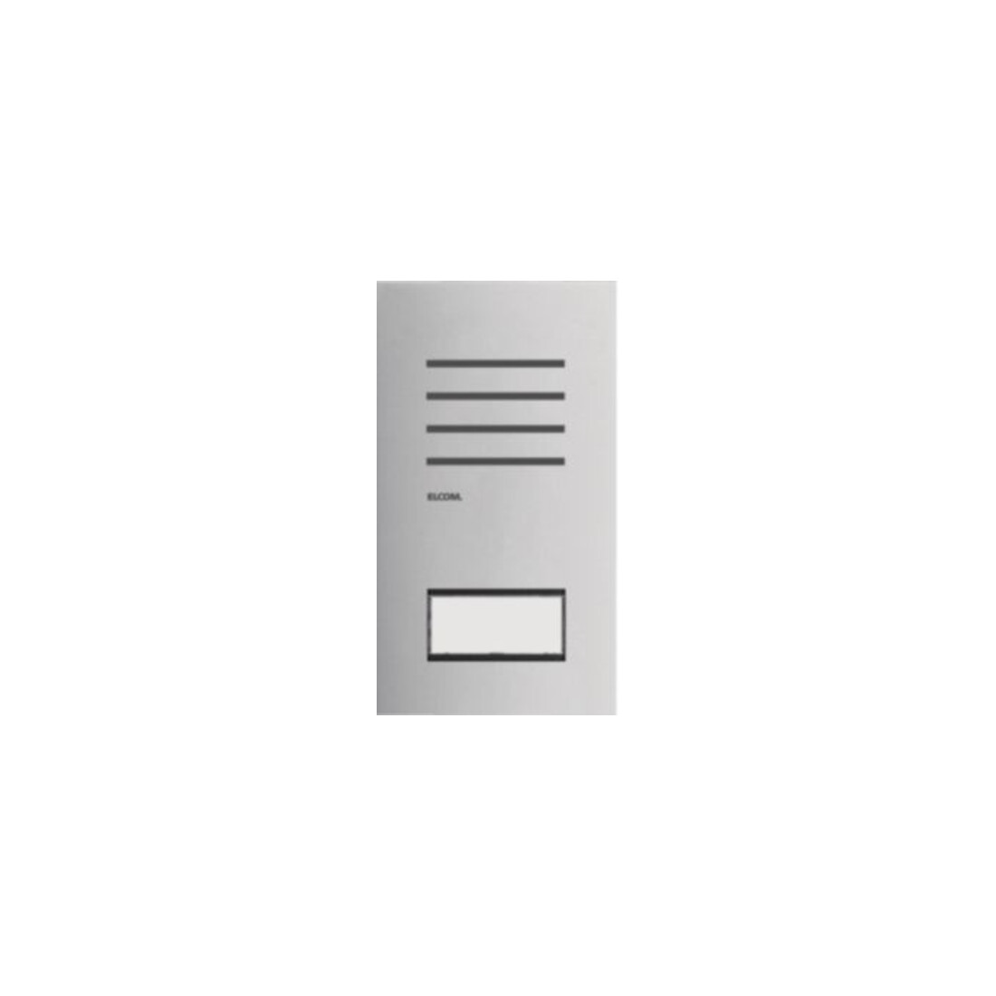 Elcom Station audio pour porte 1/1 2D inox ONE REQ001Y