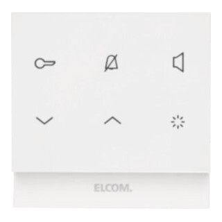 Elcom Station intérieure audio carrée 2D polarisation ws brillante REK221Y