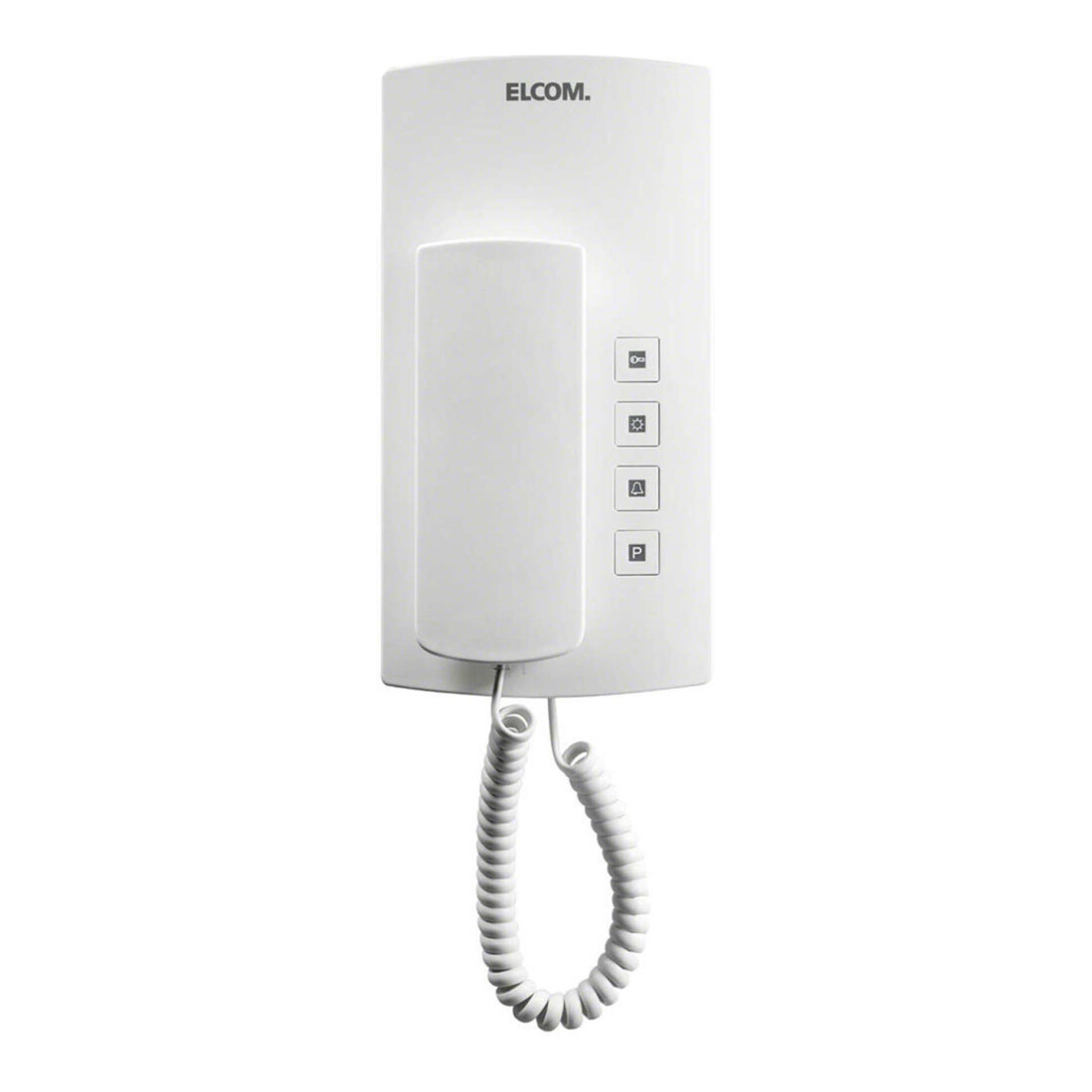 Elcom Téléphone audio domestique i2-Bus, blanc BHT-200 ws