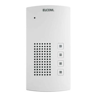 Elcom Téléphone mains libres pour maison i2-Bus, blanc BFT-200