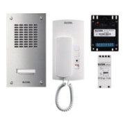 Elcom UP-1+n-Audioset 1Tln. Edelstahl ASZ-1 EM-4
