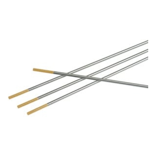 Électrode Harris en tungstène WL 15 L.175 mm or