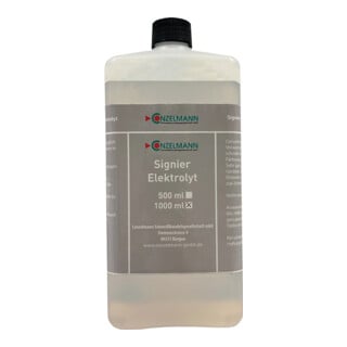 Elektrolyt Signier 1l Flasche CONZELMANN