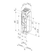Elektrotüröffner 118.63 ProFix 2 10-24 V AC/DC Stand.DIN L/R m.FaFix ASSA ABLOY-4