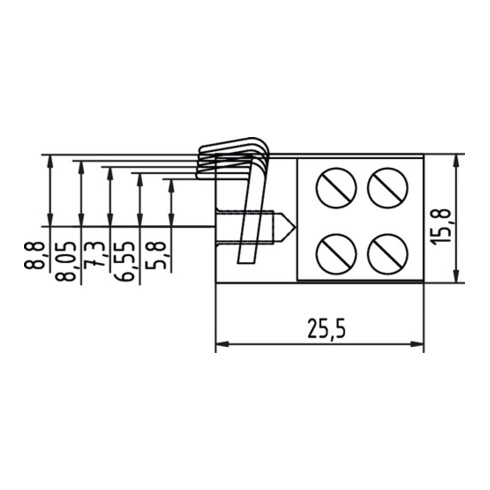 Elektrotüröffner A5000--A 6-24 V AC/DC Kompakt DIN L/R FaFix GEZE