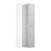 Élément complémentaire  pour Armoire-vestiaire STIER, 2 casiers, 1 800x300x500 mm, gris clair-2