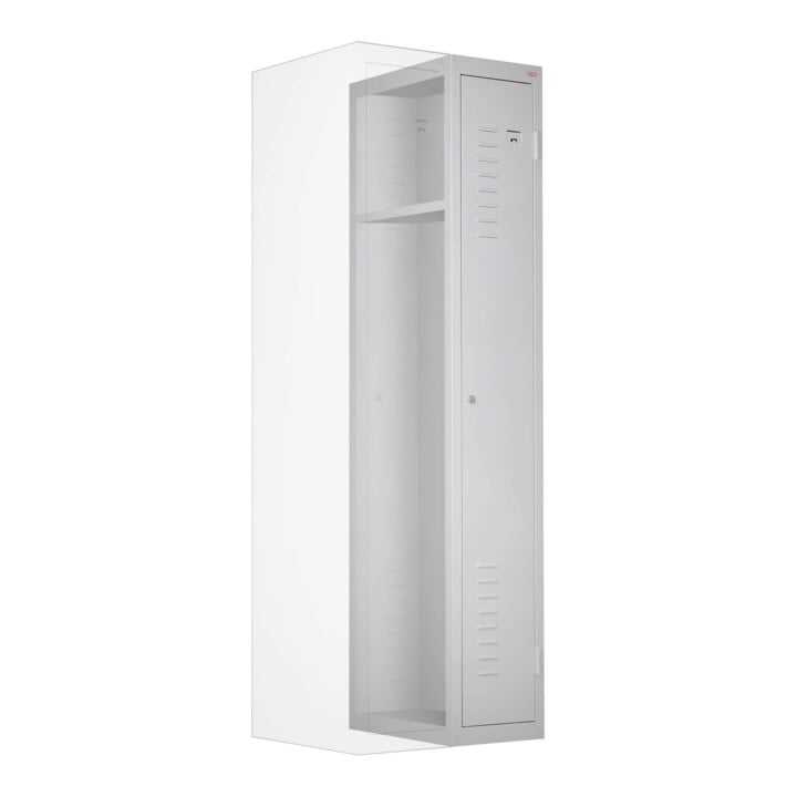 Élément complémentaire pour armoire-vestiaire STIER Basic 1800x300x500 mm, gris clair