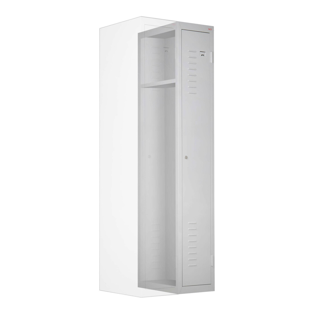 Élément complémentaire pour armoire-vestiaire STIER Basic 1800x300x500 mm, gris clair