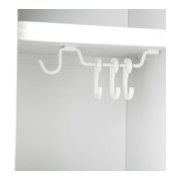 Élément complémentaire pour armoire-vestiaire STIER Basic 1800x300x500 mm, gris clair-4