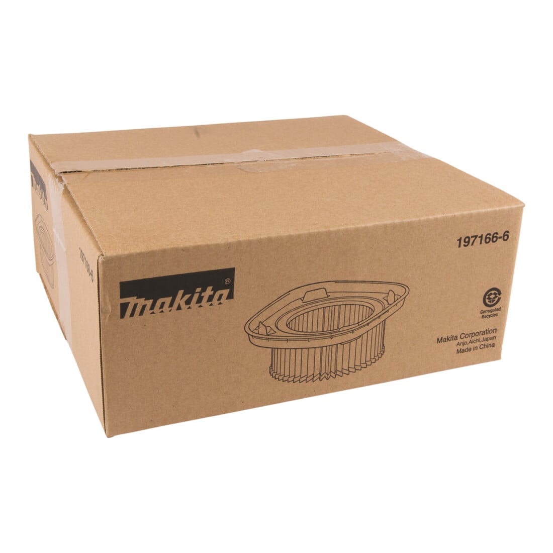 Elément filtrant Makita HEPA pour XCV04Z