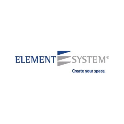 Element System Bücherstütze Babylon weißalu.L.150mm H.150mm