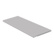 Element System Tablette en acier B.800mm T.250mm STA aluminium blanc.