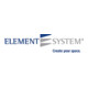 Element System Werkzeughalter-Leiste L.360mm weiß 1 Hak.-3