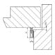 ELLEN Abdichtungsschiene PTS-ZK selbstkl. KF braun, H 18 x L 2100mm
