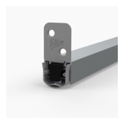 ELLEN Autom. joint de seuil de porte llenMaticFerroS7 avec support, argent, L1280-1