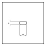 ELLEN Bande de protection 1 côté auto-adhésive anthracite L 20 m l 8 x ép 3 mm-3