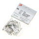 ELLEN Bande d'étanchéité Accessoires clous, acier argent L 25 mm-1