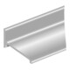 ELLEN Bras d'eau ALD-A en alu incliné argent L3000, ép. 12, déb. 25-1
