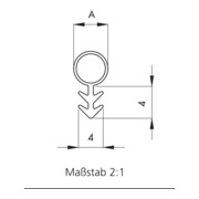 ELLEN Cônes de pin 104 pour silicone 3 mm noir, Ø 10, L 100 m-3