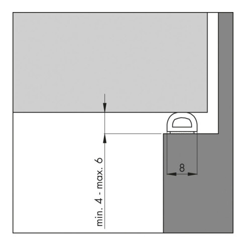 ELLEN Ellenflex D bande d'étanchéité auto-adhésive EPDM blanc, L100m x Br8, SP 4-6