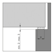 ELLEN Ellenflex K bande d'étanchéité auto-adhésive EPDM blanc, L100m, Br9-4