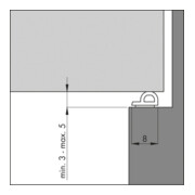 ELLEN Ellenflex P bande d'étanchéité auto-adhésive EPDM brun, L100m x Ø8mm, SP 3-5-5
