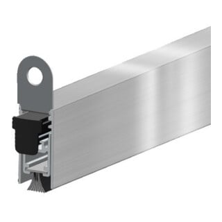 ELLEN EllenMatic brosse joint de bas de porte 1803755, 1083 mm argent