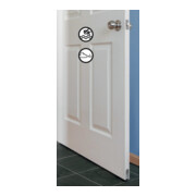 ELLEN EllenMatic brosse joint de bas de porte 1803755, 1083 mm argent-2