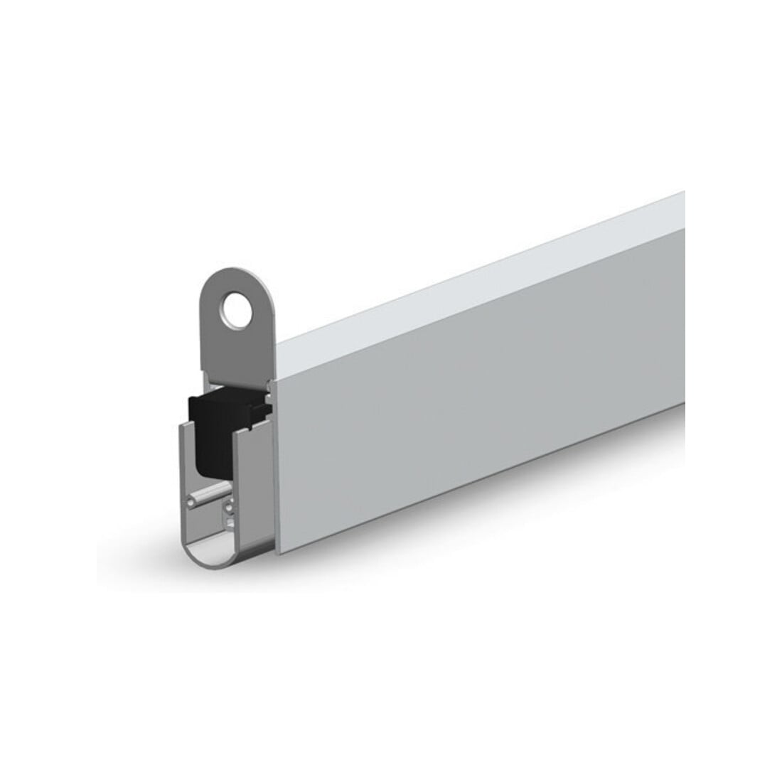 ELLEN EllenMatic Joint de seuil de porte insonorisant DIY Progr., argent, L833