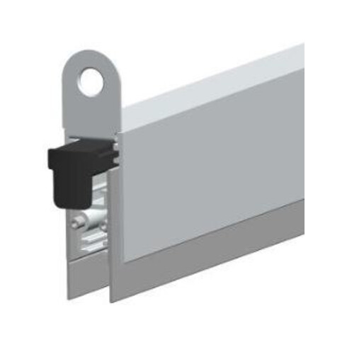 ELLEN EllenMatic Optimal Bande de seuil de porte auto. avec kit montage, argent, L708