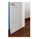 ELLEN EllenMatic Uni-P Joint de bas de porte automatique avec fixation, argent, L1083-2