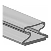 ELLEN Joint de cadre en acier SZD-ZK autocollant PVC dur/mou gris, L2,05m-1