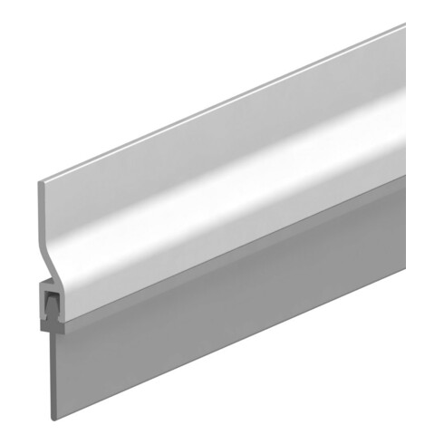 ELLEN Joint de seuil de porte ADS-RL à visser alu argent, H 32 x L 2500 mm