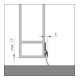 ELLEN Joint de seuil de porte ADS-RL à visser alu argent, H 32 x L 2500 mm-3