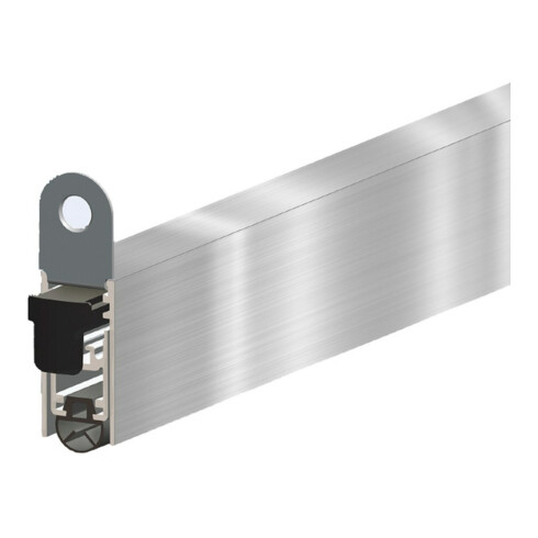 ELLEN Joint de seuil de porte automatique EllenMatic Uni-P avec fixation, argent, L1208