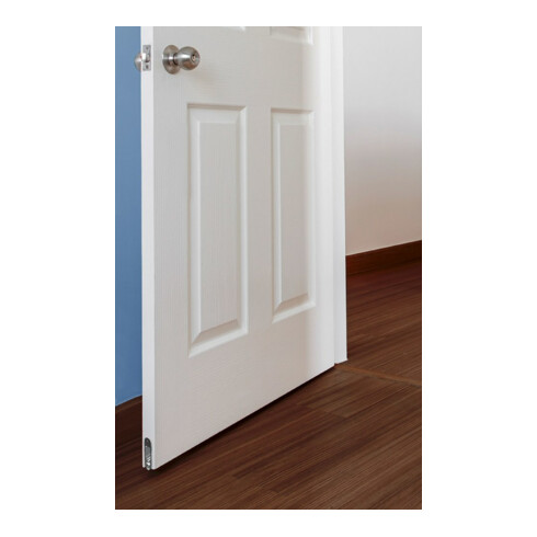 ELLEN Joint de seuil de porte automatique EllenMatic Uni-P avec fixation, argent, L1208