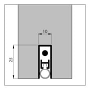 ELLEN Joint de seuil de porte automatique -Matic-Extra argent, L 930 mm-3
