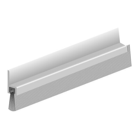 ELLEN Joint de seuil de porte IBS 31 à visser alu argent, H30 x L3000, BH12