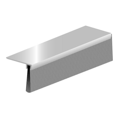 ELLEN Joint de seuil de porte IBS 90-36 incliné alu argent, H35 x L3000, HP28