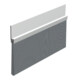 ELLEN Joint de seuil de porte IBS POG 80 tôle d'acier argent, H120 x L2000, HI80-1