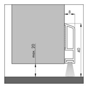 ELLEN Joint de sol n°0703291 marron 100 cm-4