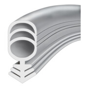 ELLEN Joints de cadre de porte Pomme de pin 104 6102516 Silicone blanc-4