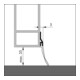 ELLEN Joints de seuil de porte ADS-GL à visser alu argent, H 50 x L 2500 mm-3