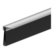 ELLEN Joints de seuil de porte IBS 90-32 incliné alu argent, H16xL3000, P25,5