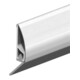 ELLEN Joints de seuil de porte Inox avec lèvre pour acier inoxydable argent, L 1000 mm-1