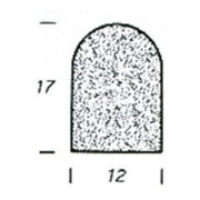 ELLEN Moosgummidichtung 7021 zum einstecken EPDM grau, L 5mtr-4