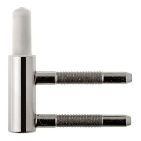 ELLEN Partie cadre 2 pcs bois, avec Nb, roulettes nickelées ø 15, poids porte 60 kg