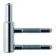 ELLEN Partie cadre 2 pcs Bois, sans Nb, galvanisé Roues ø 15, poids porte 60 kg