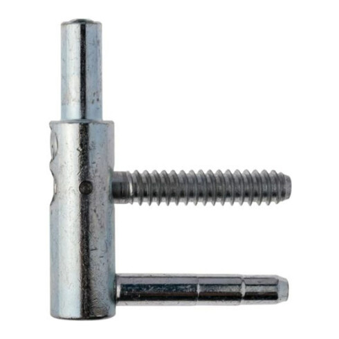 ELLEN Partie cadre Exacta 2 pcs 3D, avec Nb, galva, roulettes ø 14, poids porte 80 kg