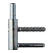 ELLEN Partie cadre Exacta 2 pcs 3D, avec Nb, galva, roulettes ø 14, poids porte 80 kg-1